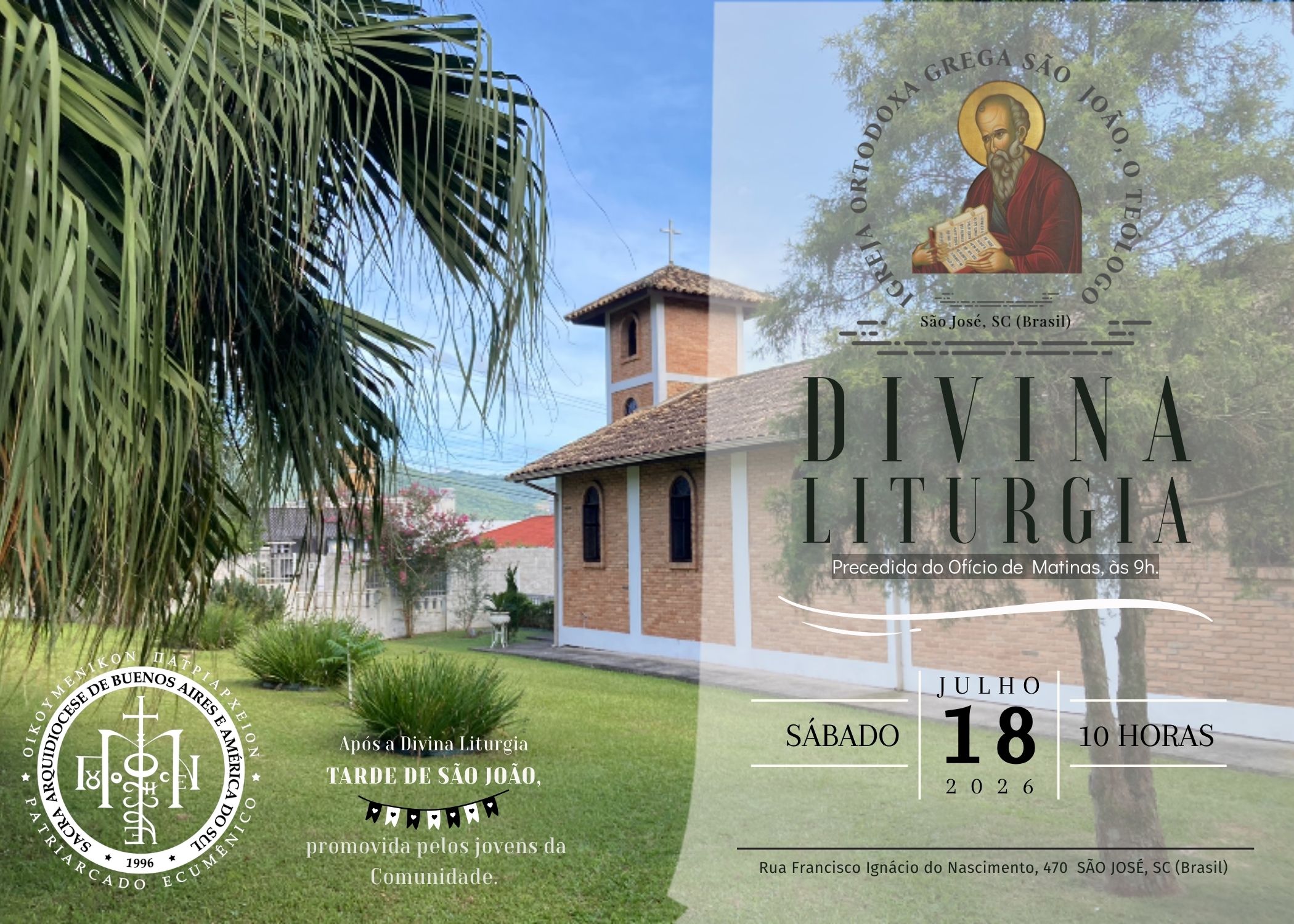 Igreja Ortodoxa Grega São João, o Teólogo em Florianópolis — foto 3